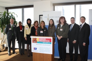 Company Champions at the CPS-3 press conference on February 19, 2013.
